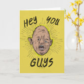 The Goonies Sloth Doodle "Hey You Guys" Karte (Gelbe Blume)