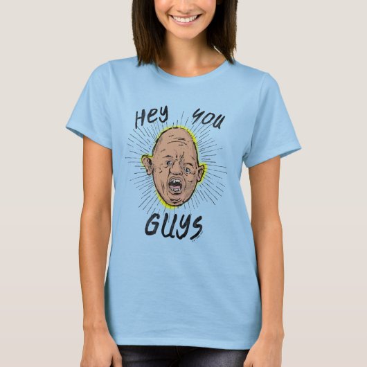 The Goonies Sloth Doodle "Hey You Guys" T-Shirt (Vorderseite)