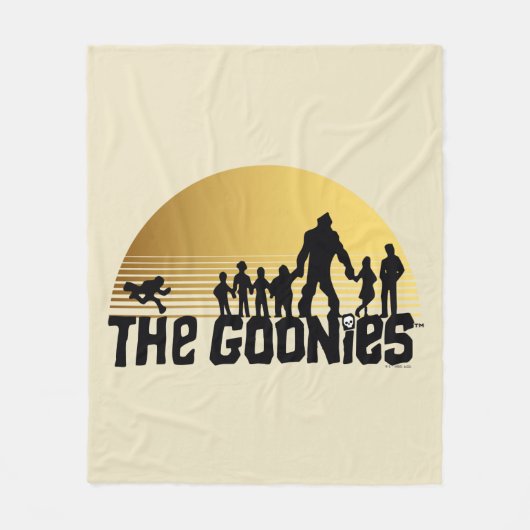 The Goonies Sunset Silhouette Graphic Fleecedecke (Vorderseite)