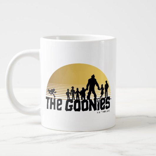The Goonies Sunset Silhouette Graphic Jumbo-Tasse (Links)