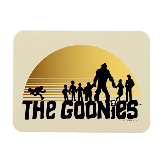 The Goonies Sunset Silhouette Graphic Magnet (Horizontal)
