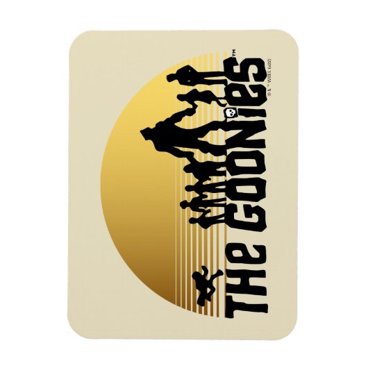 The Goonies Sunset Silhouette Graphic Magnet (Vertikal)