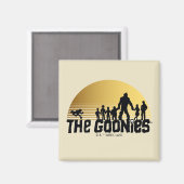 The Goonies Sunset Silhouette Graphic Magnet (Vorderseite/Rückseite)
