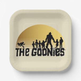 The Goonies Sunset Silhouette Graphic Pappteller