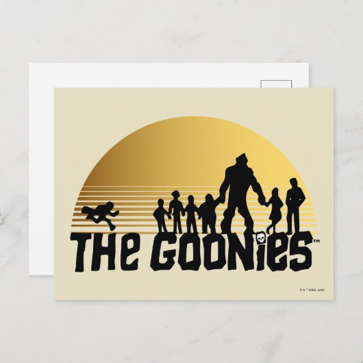 The Goonies Sunset Silhouette Graphic Postkarte (Vorne/Hinten)