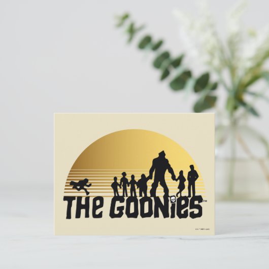 The Goonies Sunset Silhouette Graphic Postkarte (Stehend Vorderseite)
