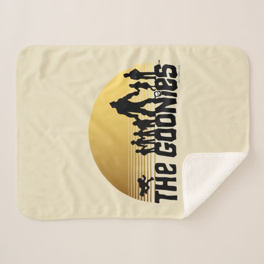 The Goonies Sunset Silhouette Graphic Sherpadecke (Vorderseite (Horizontal))