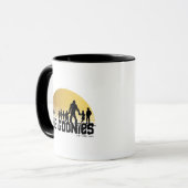 The Goonies Sunset Silhouette Graphic Tasse (Vorderseite Links)