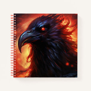 The Gorgeous Black Raven Notizblock