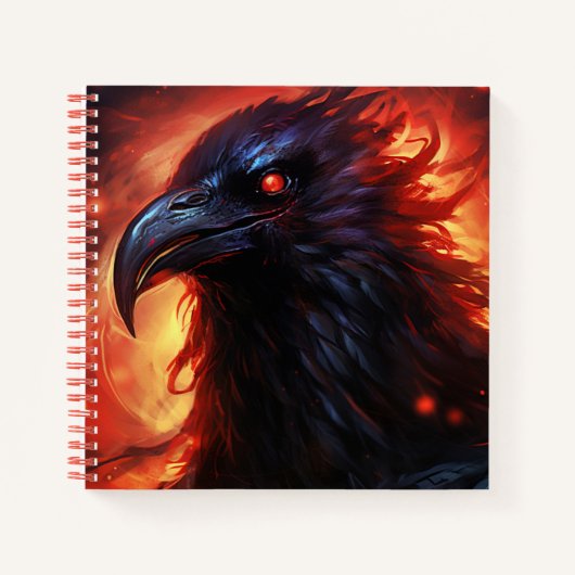 The Gorgeous Black Raven Notizblock (Vorderseite)