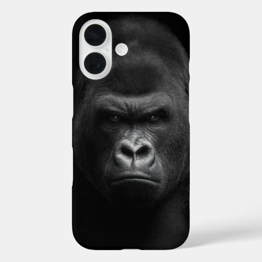 The Gorilla Face Case-Mate iPhone Hülle (Rückseite)