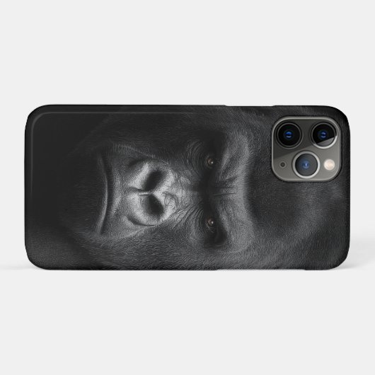 The Gorilla Face Case-Mate iPhone Hülle (Rückseite (Horizontal))