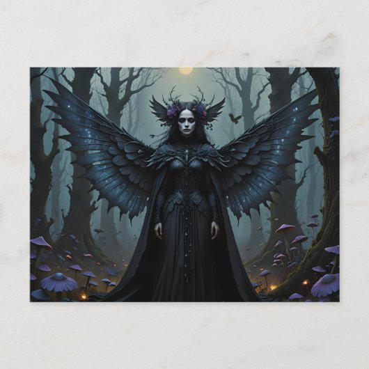 The Goth Fairy Postkarte (Vorderseite)