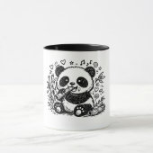 The Gourmet Panda: A Whimsical Bamboo Feast Tasse (Zentrum)