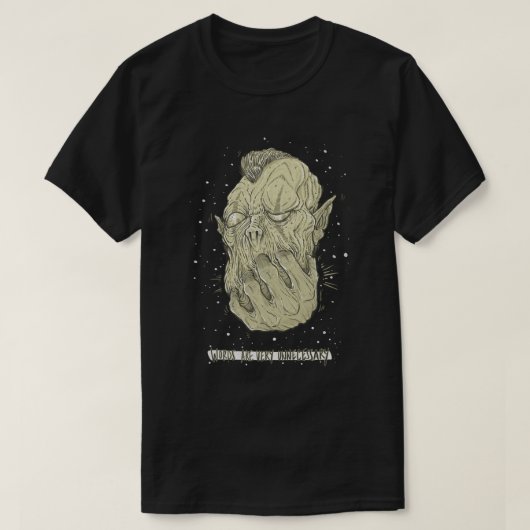 The Grabbing Hands. #enjoythesilence #inblack T-Shirt (Design vorne)
