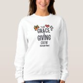 The Grace & Giving Crew Faith Holiday Sweatshirt (Vorderseite)