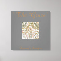 "The Grace" Stretched Canvas Print - Custom