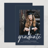 The Graduate Announcement Einladung (Vorne/Hinten)