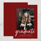 The Graduate Announcement Einladung (Vorne/Hinten)