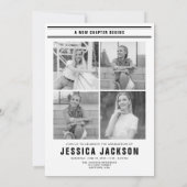 The Graduate Newspaper Template Multi-Photo (Rückseite)