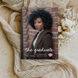 The Graduate | Photo with Script and Any Color Cap Ankündigung