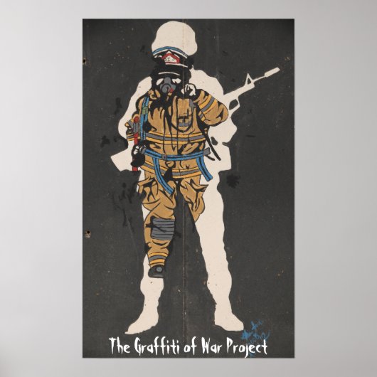 The Graffiti of War Project: National Gallery Tour Poster (Vorne)