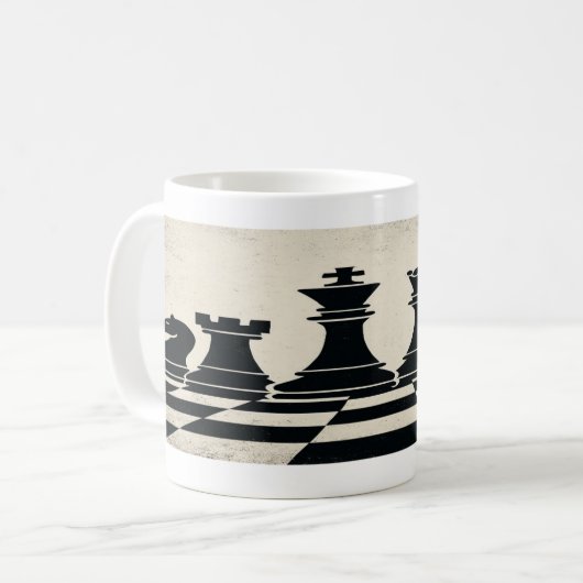 “The Grand Assembly” Chess Master Mug Kaffeetasse (Vorderseite Links)
