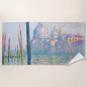 The Grand Canal In Venice By Claude Monet Strandtuch