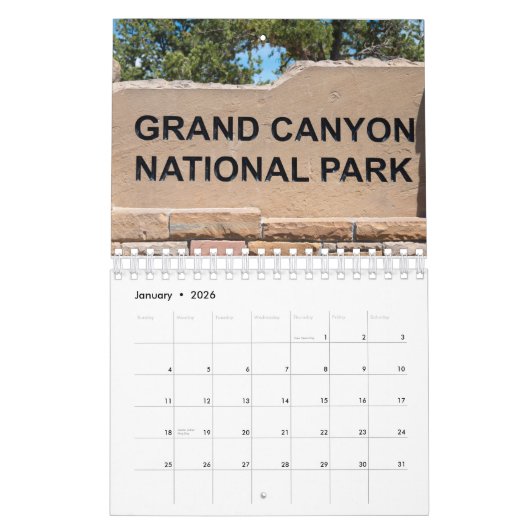 The Grand Canyon Collection Wall Calendar Kalender (Jan 2026)