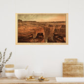 The Grand Canyon von Clarence Dutton 1882 Poster (Küche)