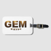 The Grand Egyptian Museum Gepäckanhänger (Vorderseite (Horizontal))