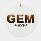 The Grand Egyptian Museum Keramik Ornament (Vorne)