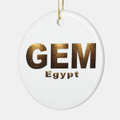 The Grand Egyptian Museum Keramik Ornament (Links)