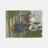 The Grand Lady (von John Collier) Fleecedecke (Vorderseite (Horizontal))