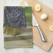 The Grand Lady (von John Collier) Geschirrtuch (Viertel Falte)
