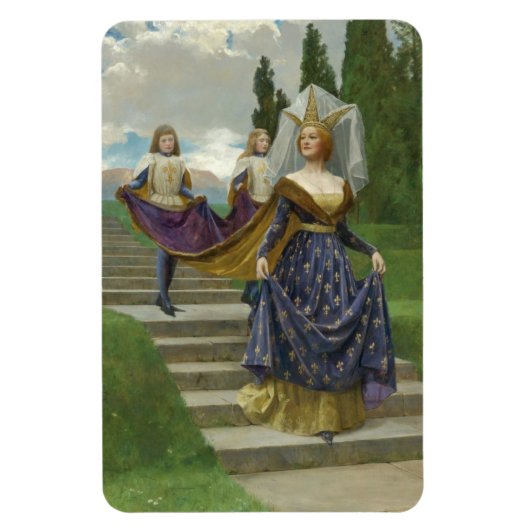 The Grand Lady (von John Collier) Magnet (Vertikal)