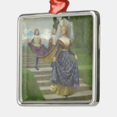 The Grand Lady (von John Collier) Ornament Aus Metall (Links)