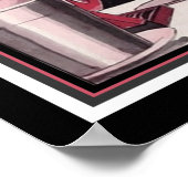 "The Grand Palace at Montmarte" 1926 Art Deco Poster (Ecke)