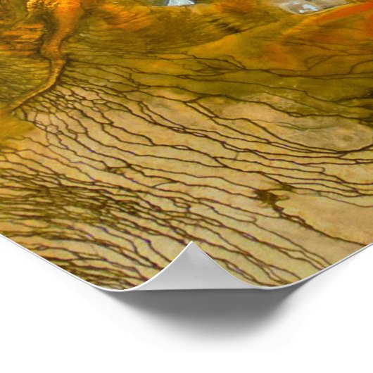 The Grand Prismatic Spring Poster (Ecke)