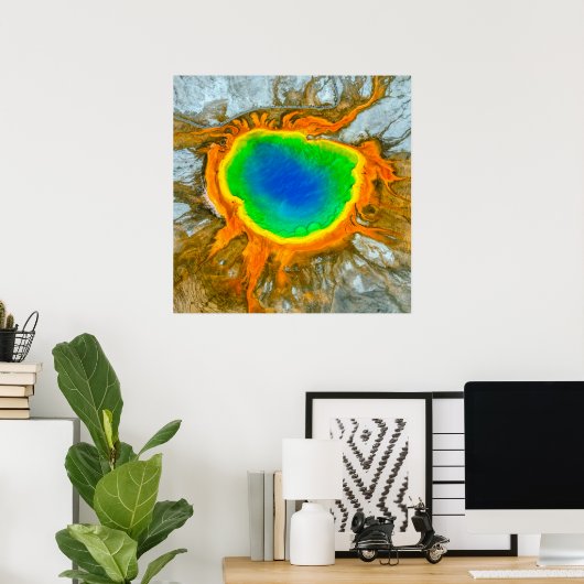 The Grand Prismatic Spring Poster (Heimbüro)