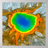 The Grand Prismatic Spring Poster (Vorne)