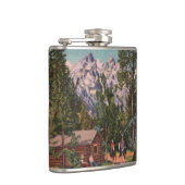 The Grand Tetons - Wyomoming Flask Flachmann (Rechts)