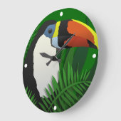 The Grand Toucan Große Wanduhr (Winkel)