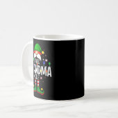 The Grandma Elf Christmas Family Pajama Party  Kaffeetasse (Vorderseite Links)