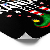 The Grandma Elf Christmas Family Pajama Party Poster (Ecke)