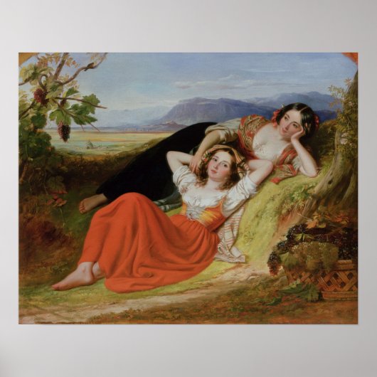 The Grape Harvest Poster (Vorne)