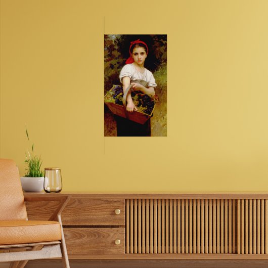 The Grape Picker William-Adolphe Bouguereau 1875 Poster (Wohnzimmer 2)