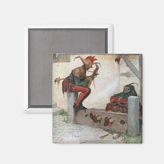 THE GRAPHIC TWO FOOLS II (1909) MAGNET (Vorderseite/Rückseite)