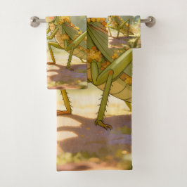 The Grasshopper and the Nectar Artwork.1 Badhandtuch Set