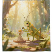 The Grasshopper and the Nectar Artwork.1 Duschvorhang (Vorderseite)